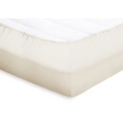 Elegance Topper Hoeslaken Katoen Perkal - ivoor 90x200cm