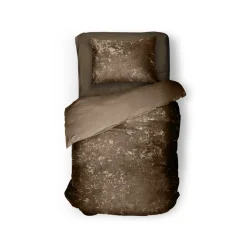 Eleganzzz Dekbedovertrek Crushed Velvet - gold 140x200/220cm