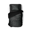 Eleganzzz Dekbedovertrek Crushed Velvet - black 140x200/220cm