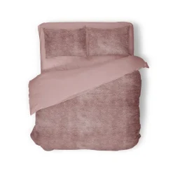 Eleganzzz Dekbedovertrek Flanel Fleece - old rose 240x200/220cm
