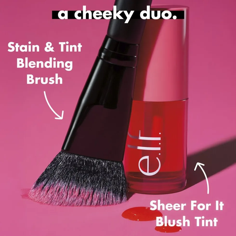 e.l.f. Sheer For It Left on Red Blush Tint
