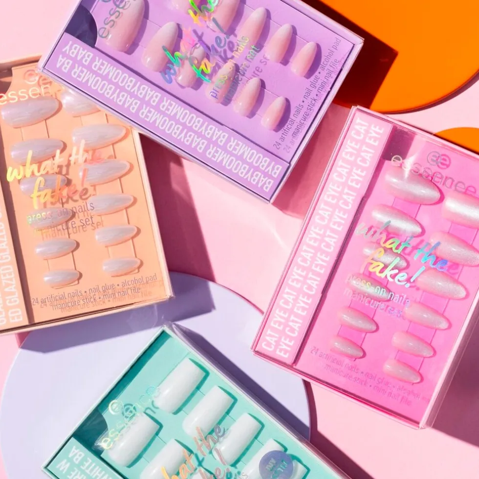 Essence What The Fake! 01 Glazed Press-On Nails Manicure