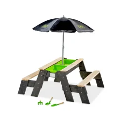 EXIT Aksent zand-, water- en picknicktafel (2 bankjes)