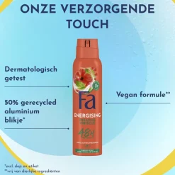 Fa Energising Paradise Hibiscus Deodorant Spray