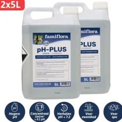 Famiflora pH-plus vloeibaar 10L om pH waarde te verhogen