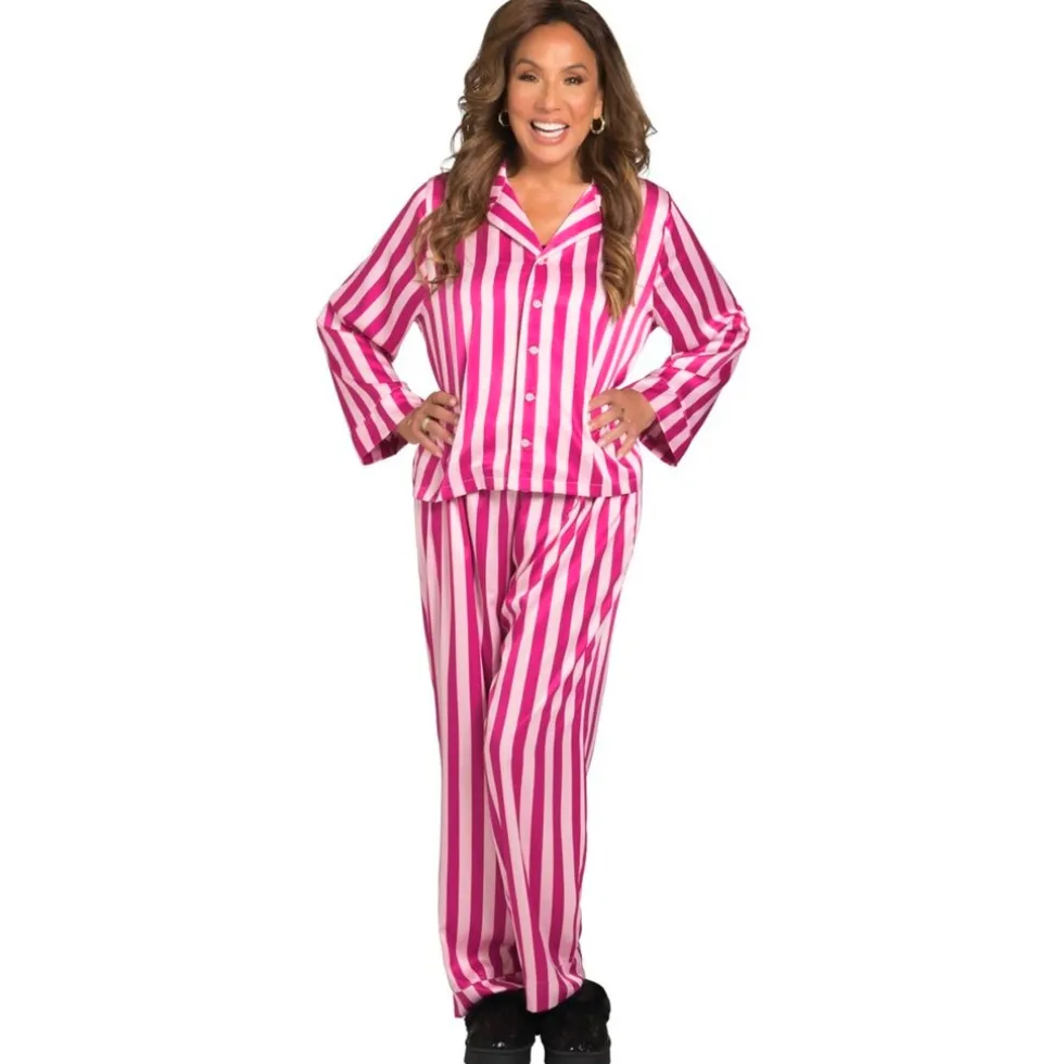 From PB With Love Gestreepte Satijnen Pyjama