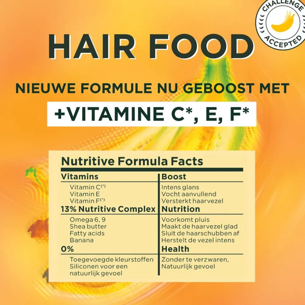 Garnier Fructis Nourishing Banana Hair Food 3-in-1 Haarmasker