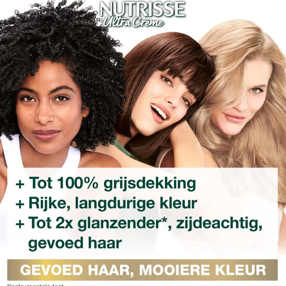 Garnier Nutrisse Ultra Crème 6 Natuurlijk Donkerblond Permanente Haarkleuring