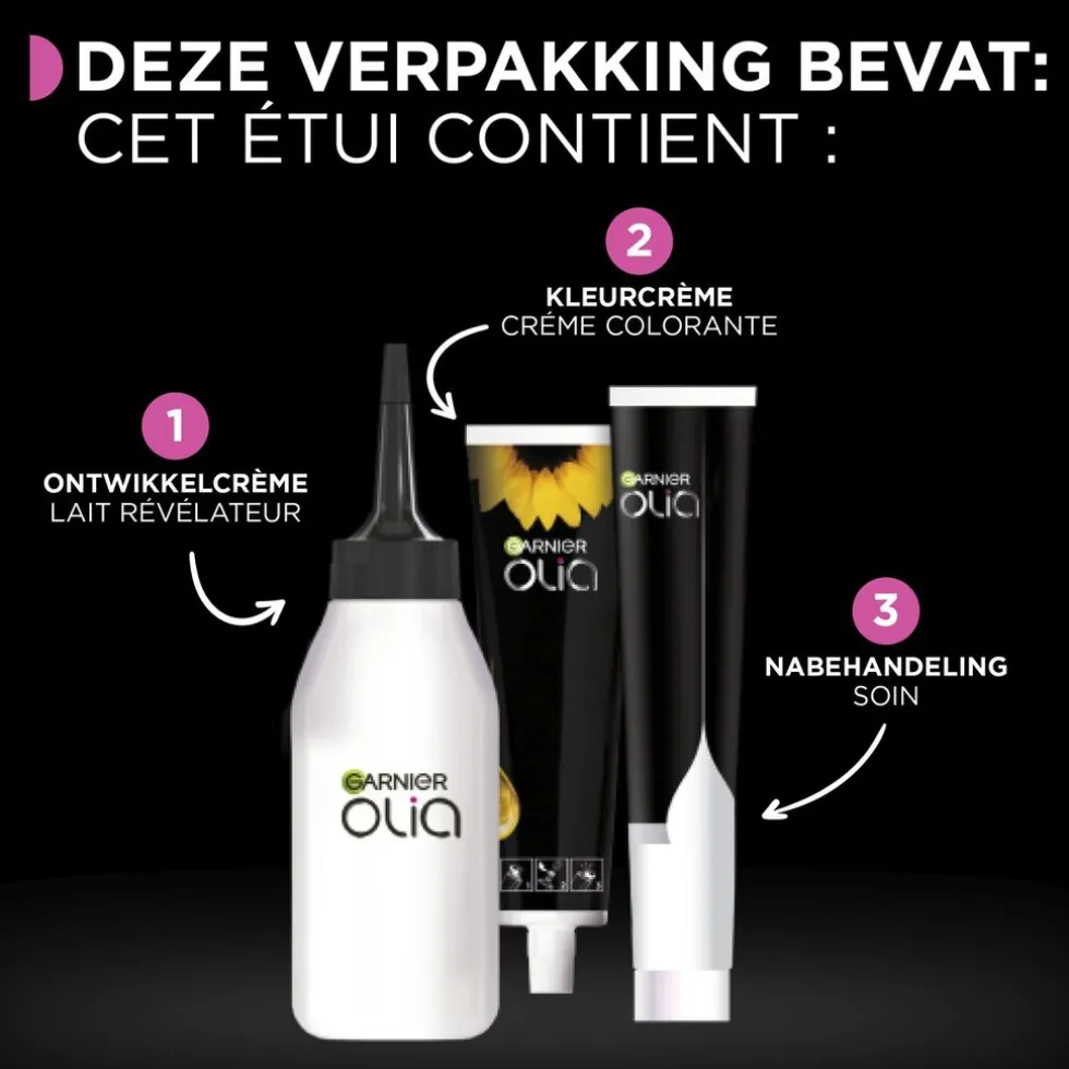 Garnier Olia 3 Donkerbruin Permanente Haarkleuring