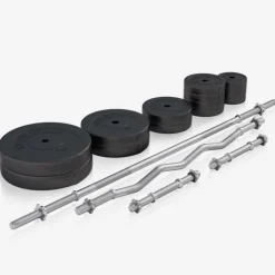 Gorilla Sports Halterbank met halterset