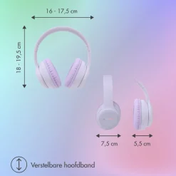 imoshion Draadloze Bluetooth Kinder Koptelefoon met LED Verlichting