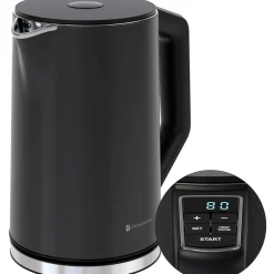 KitchenBrothers Dubbelwandige Waterkoker met Temperatuurregeling