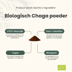 20% korting | Cupplement Chaga Poeder Biologisch