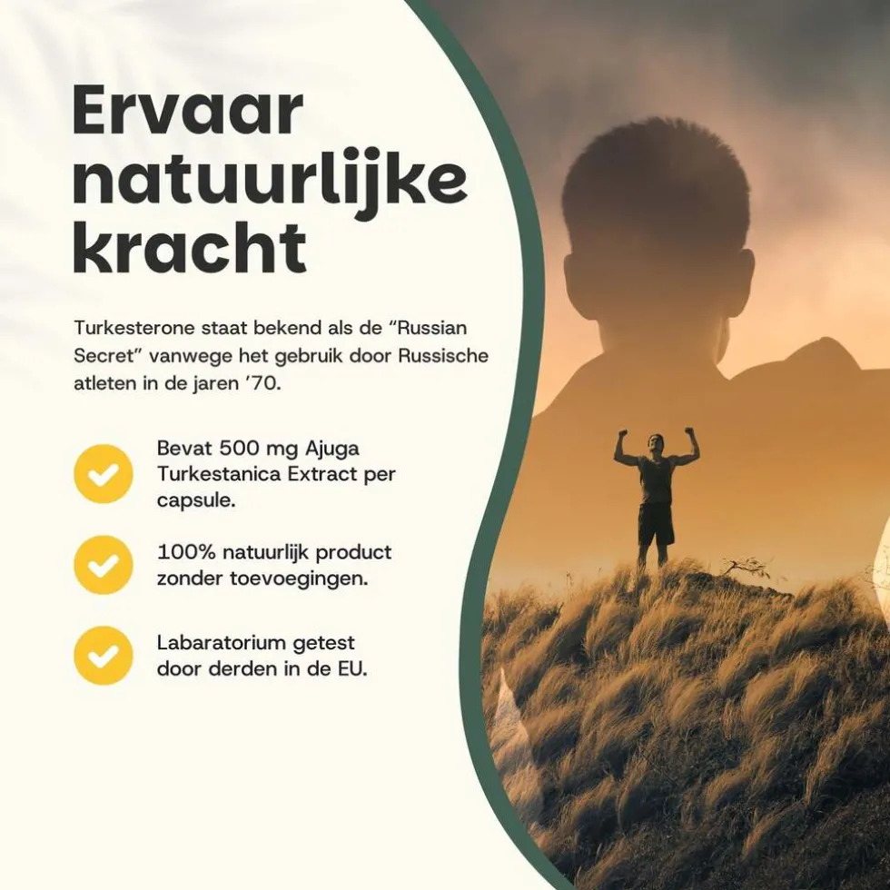 30% korting | Cupplement Combideal Turkesterone Capsules 500 mg