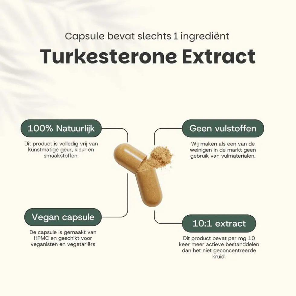 30% korting | Cupplement Combideal Turkesterone Capsules 500 mg