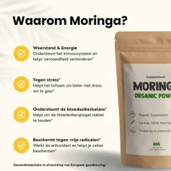 20% korting | Cupplement Moringa Poeder Biologisch