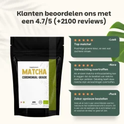 30% korting | Cupplement Multipack Matcha Poeder Ceremonial Grade