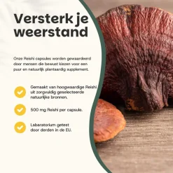 20% korting | Cupplement Reishi Capsules 500 mg Biologisch