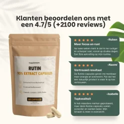 20% korting | Cupplement Rutine Capsules 500 mg