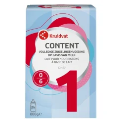 Kruidvat Content 1 Zuigelingenvoeding
