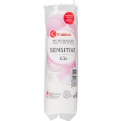 Kruidvat 100% Cotton Sensitive Wattenschijfjes