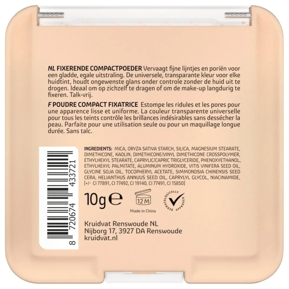 Kruidvat Flawless Finish Nude Matte Fixing Powder