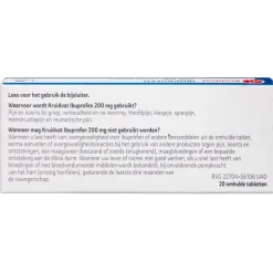 Kruidvat Ibuprofen 200mg Omhulde Tabletten