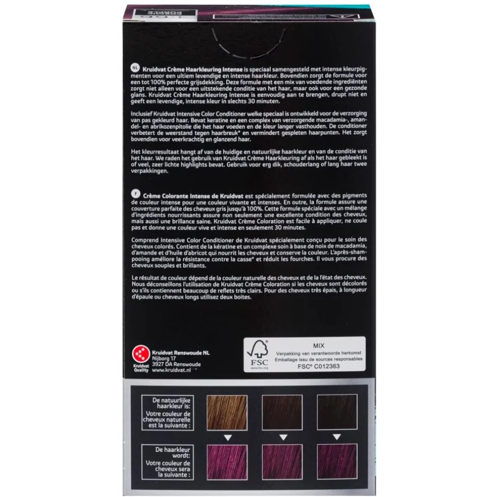 Kruidvat Intense 3.66 Cosmic Purple Crème Haarkleuring