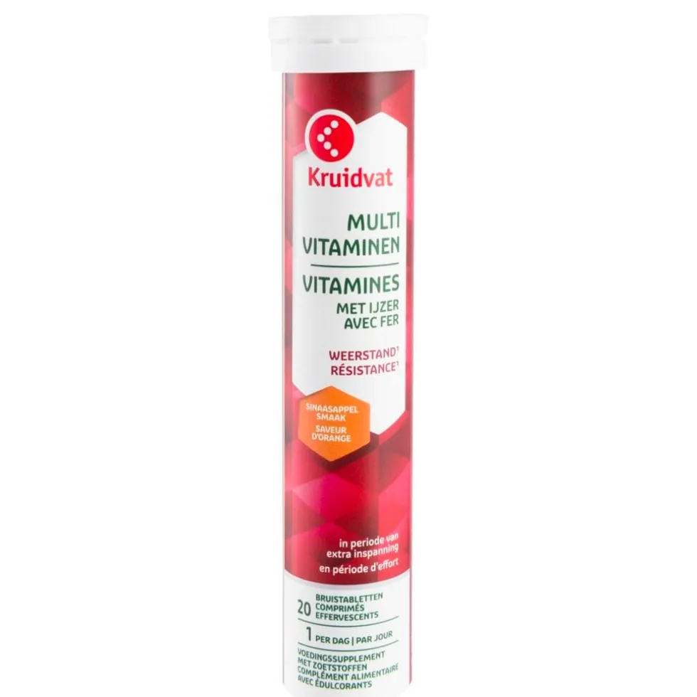 Kruidvat Multivitaminen & Mineralen Bruistabletten