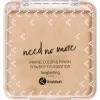Kruidvat Need No More 028 Medium Biscuit Prime, Color & Finish Powder Foundation