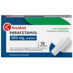 Kruidvat Paracetamol 500mg Zetpillen