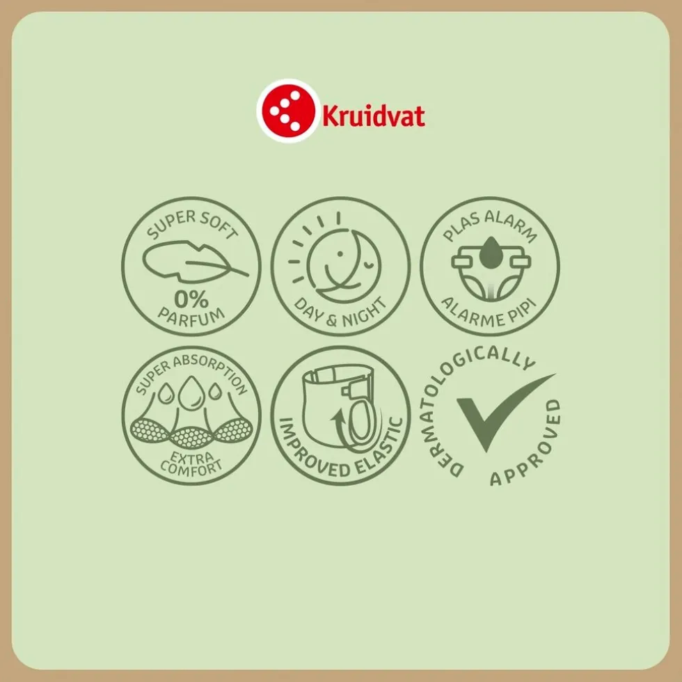 Kruidvat Pure & Soft Maat 2 Luiers Volumedoos