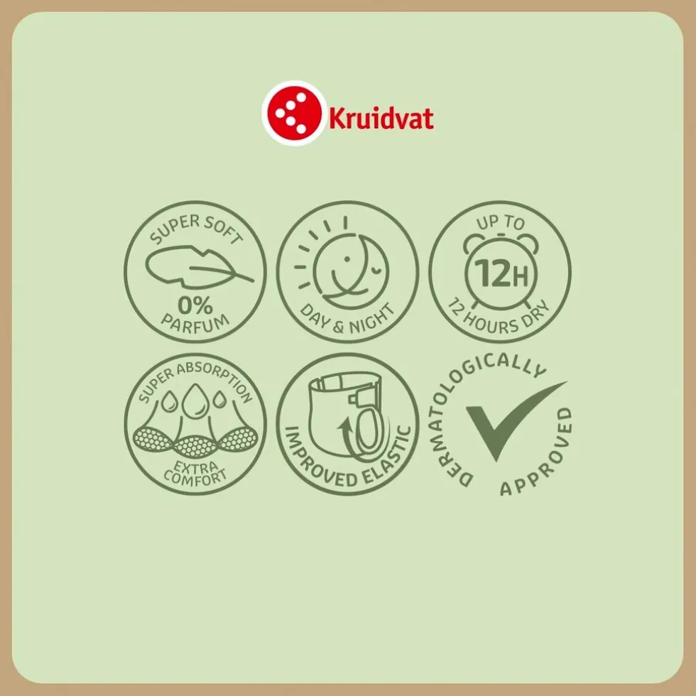Kruidvat Pure & Soft Maat 6 Luiers Volumedoos