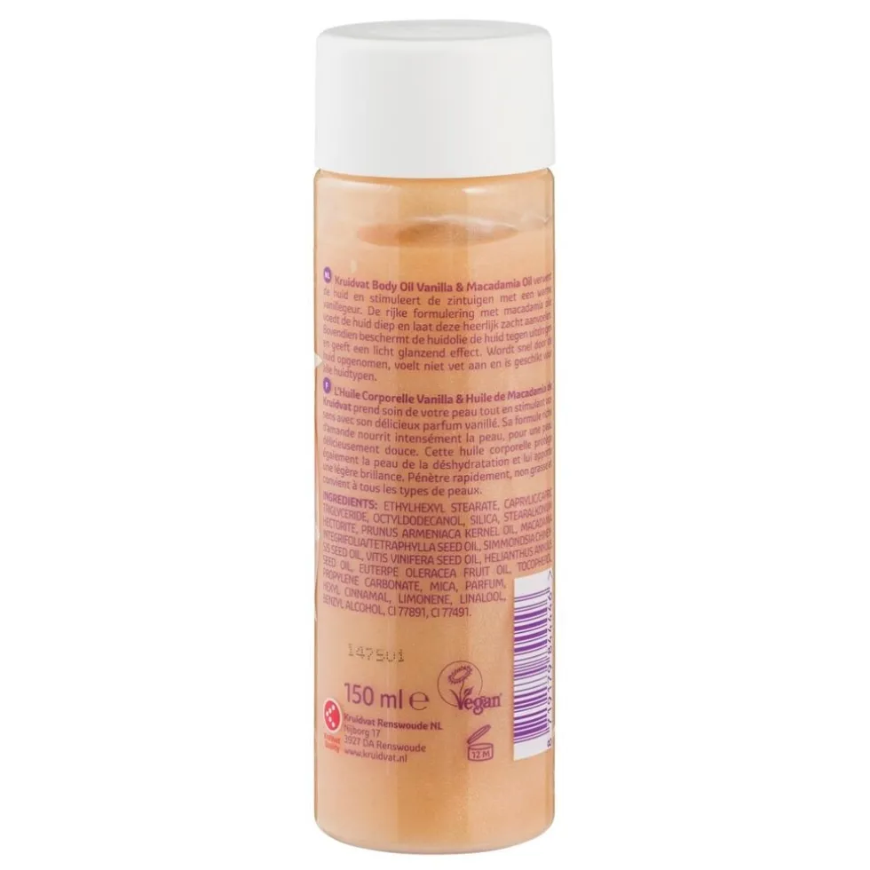 Kruidvat Vanilla & Macadamia Body Oil