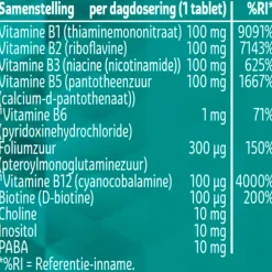 Kruidvat Vitamine B-100 Complex Tabletten