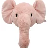 Label Label Elephant Elly Roze Muurdecoratie