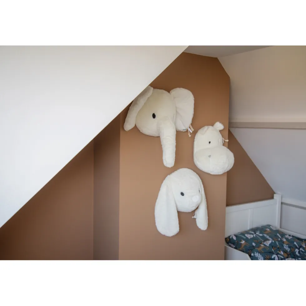 Label Label Elephant Elly Roze Muurdecoratie