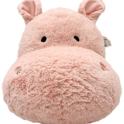 Label Label Hippo Harvey Roze Muurdecoratie
