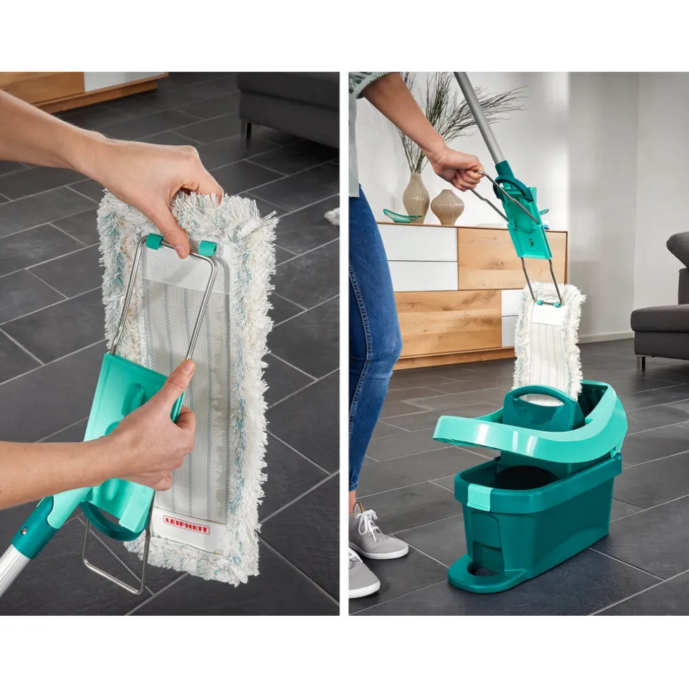 Leifheit Profi XL Micro Duo Vloerwisser (42 cm) met Telescoopsteel