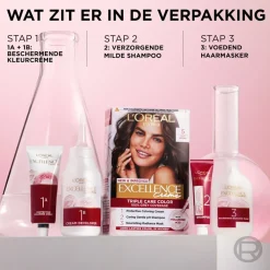 L'Oréal Paris Excellence Crème 8.13 Licht Beige Blond Permanente Haarkleuring