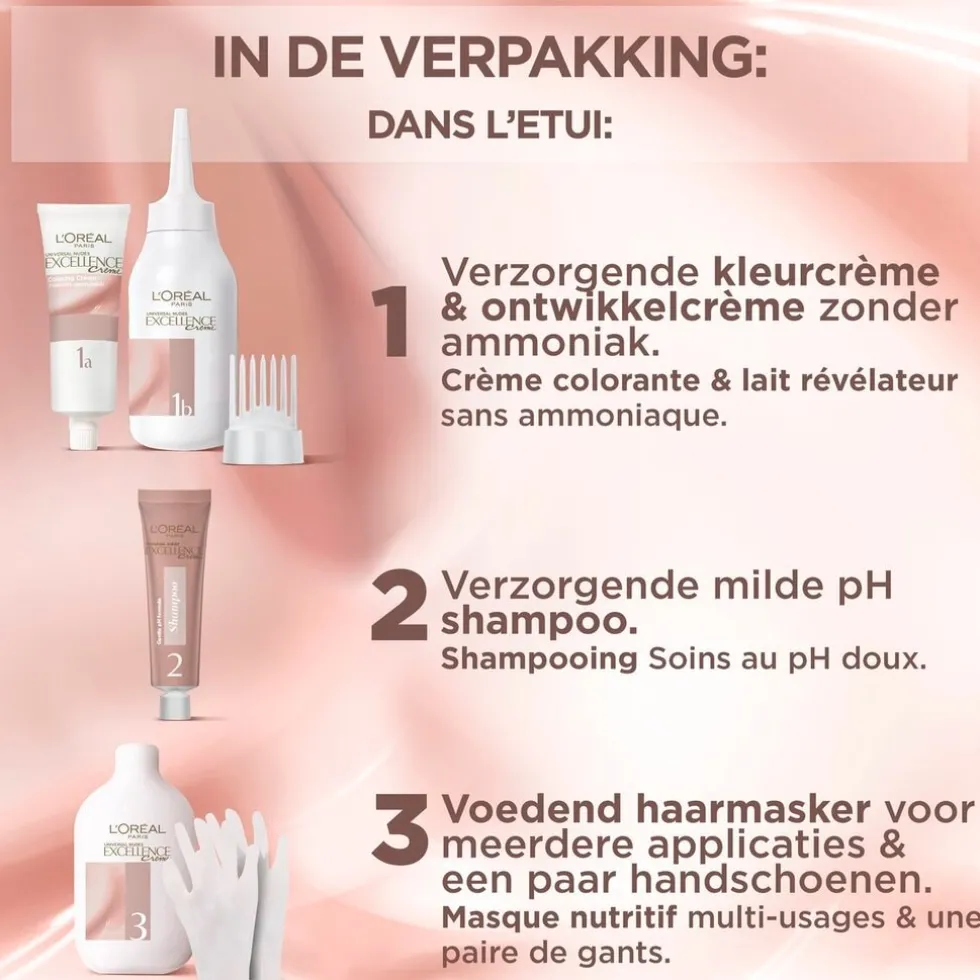 L'Oréal Paris Excellence Universal 9U Nudes Zeer Lichtblond Permanente Haarverf