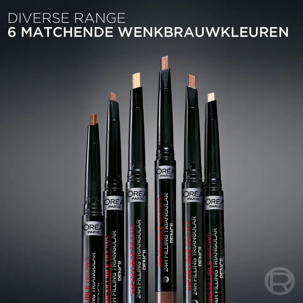 L'Oréal Paris Infaillible 24H Brow 8.0 Light Cool Blond Filling Triangular Pencil