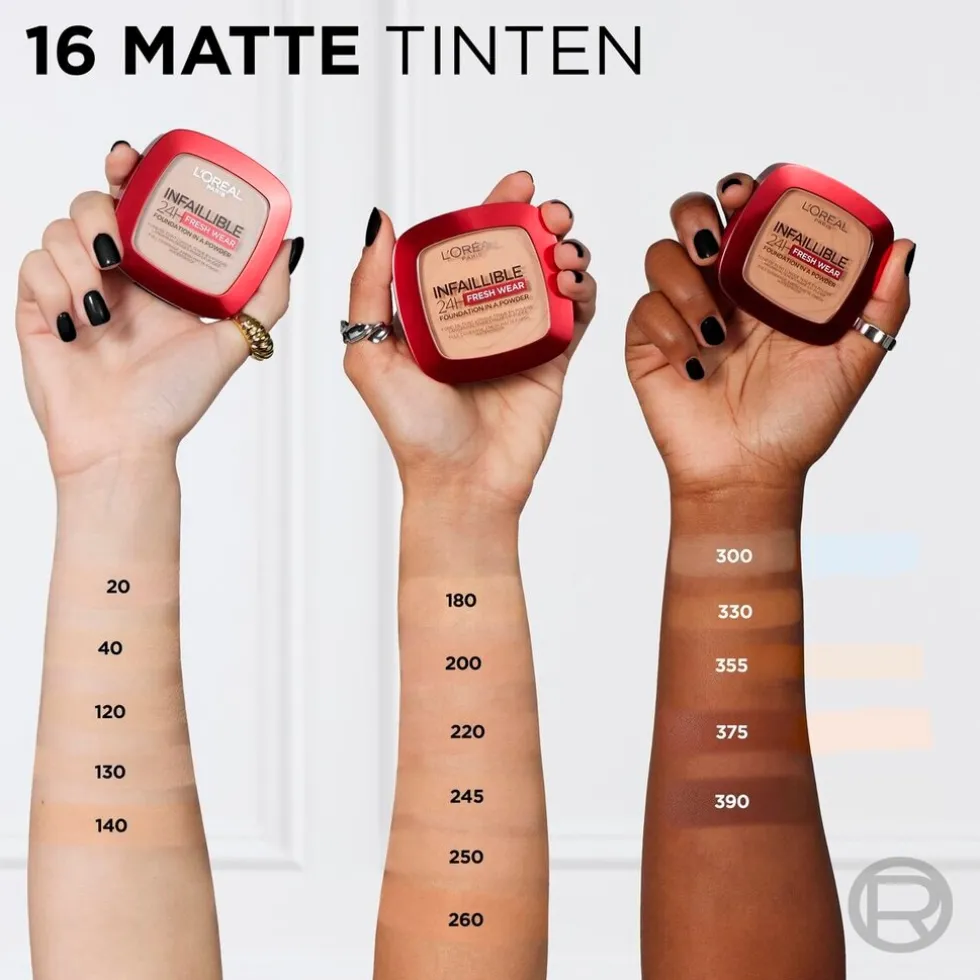 L'Oréal Paris Infaillible 24H Fresh Wear 120 Vanille Foundation in a Powder
