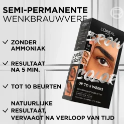 L'Oréal Paris 6.0 Light Brunette Brow Color Wenkbrauwverf