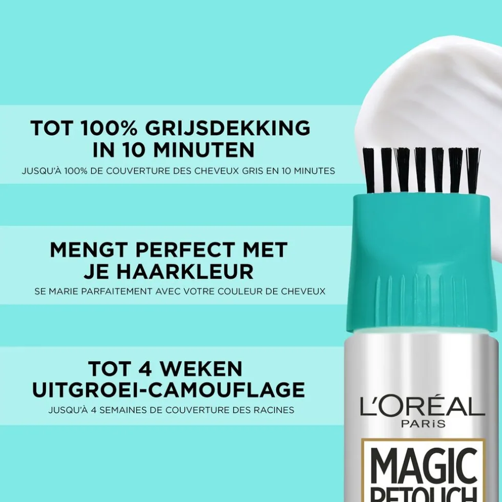 L'Oréal Paris Magic Retouch 3 Donkerbruin Permanente Haarkleuring