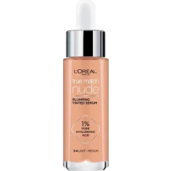 L'Oréal Paris True Match Nude 3-4 Light Medium Plumping Tinted Serum