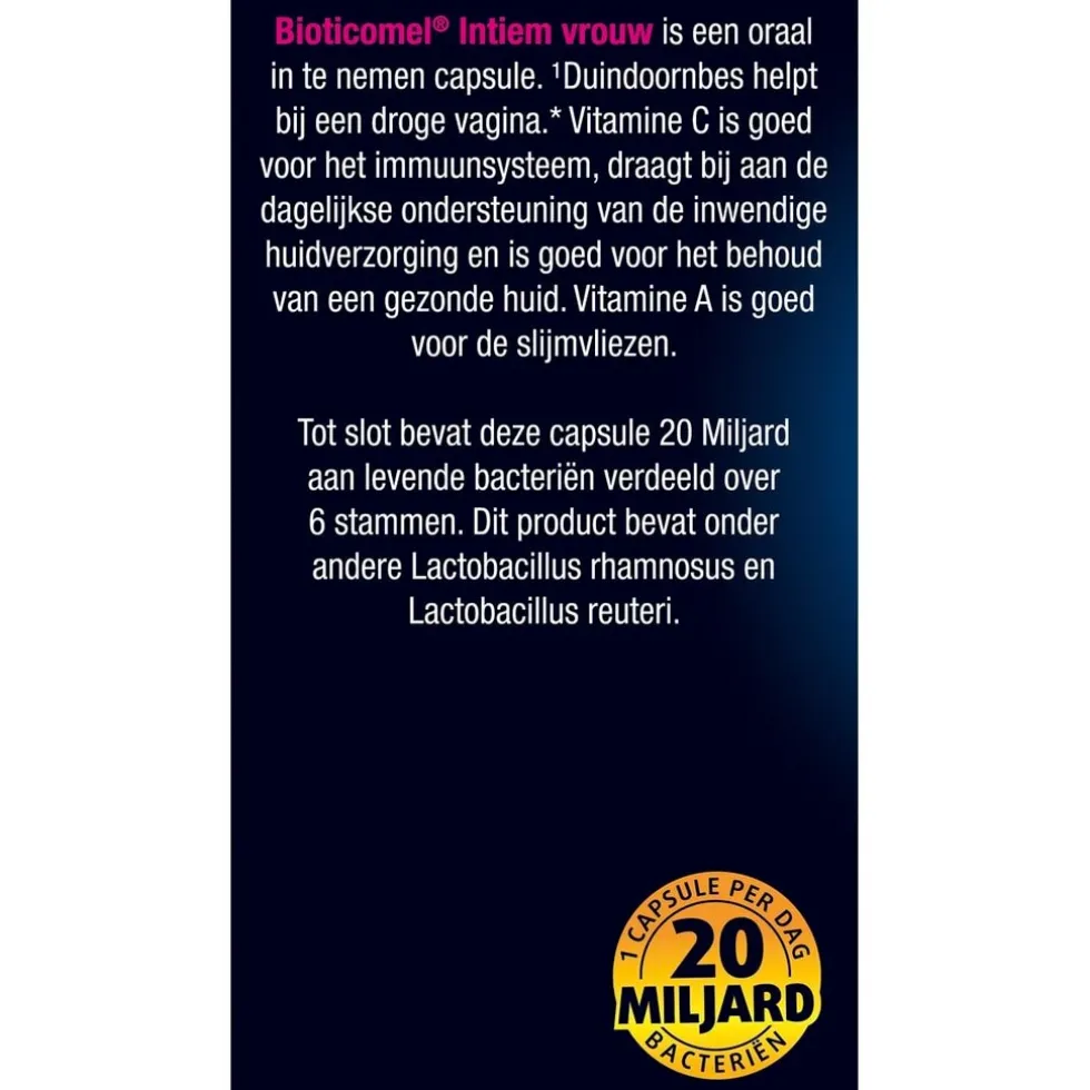 Lucovitaal Bioticomel Intieme Zone Vrouw Capsules