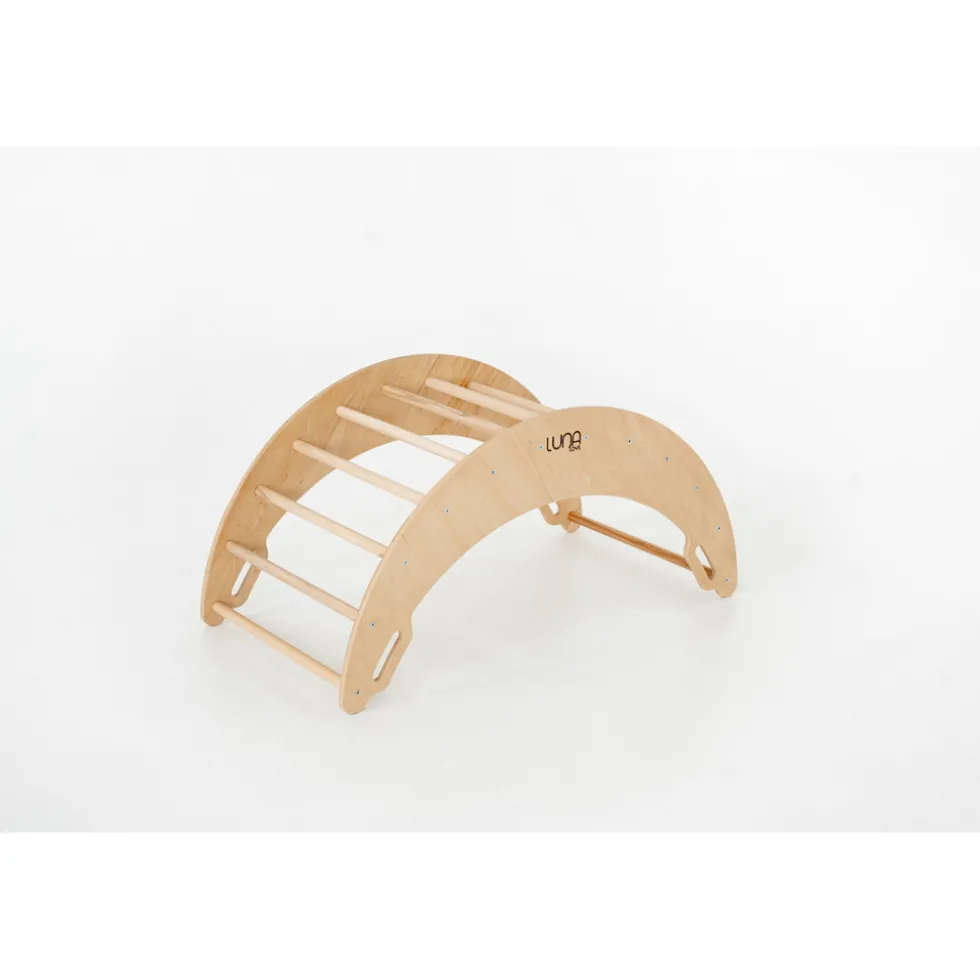 Luna Toys Naturel Houten Klimboog