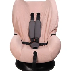 MamaLoes Badstof Light Pink Groep 1+ Autostoelhoes