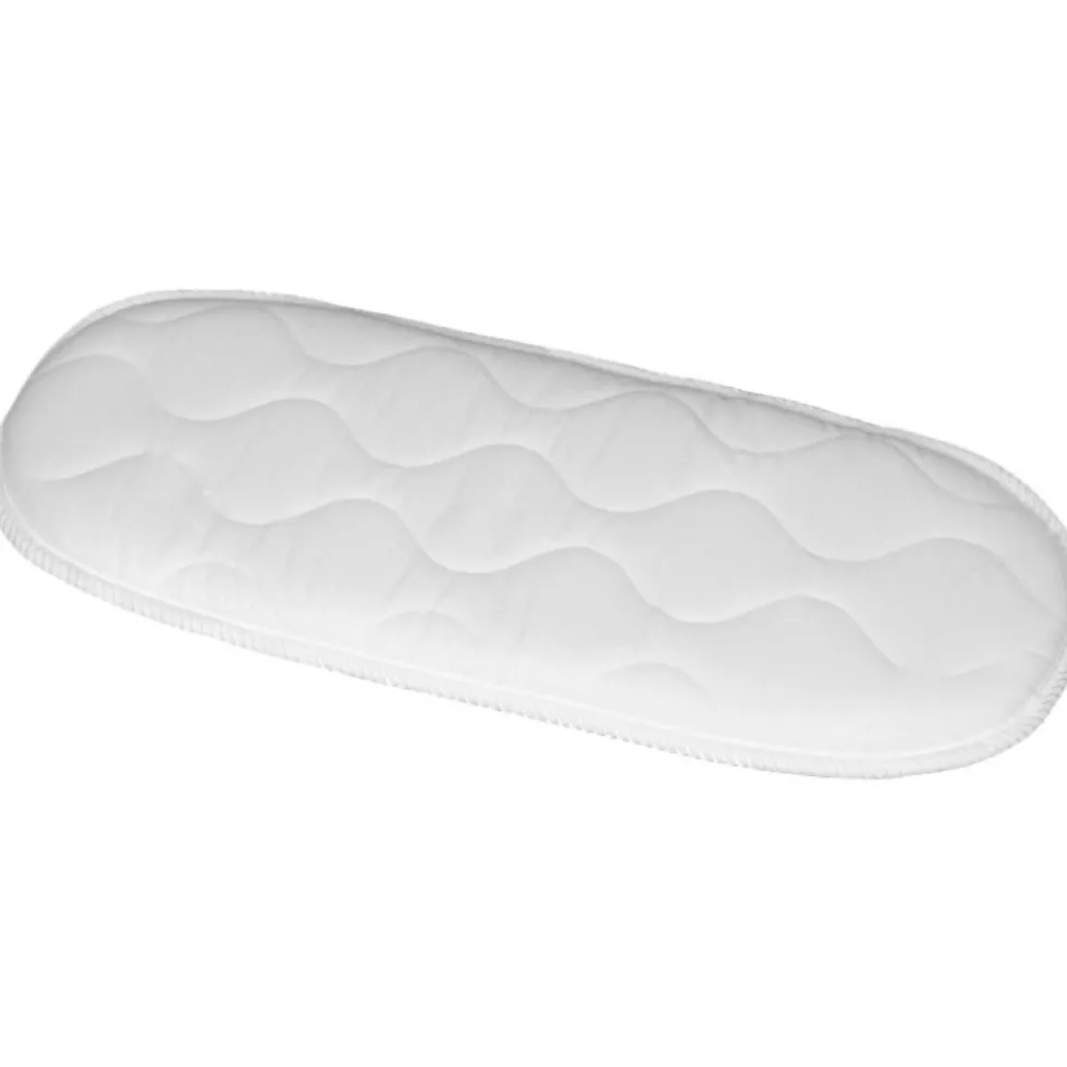 MamaLoes Floris 30x75x4 cm Ovaal Poly Kinderwagen- en Wiegmatras